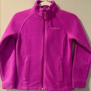 Columbia Fleece Zip Up Jacket Sweatshirt